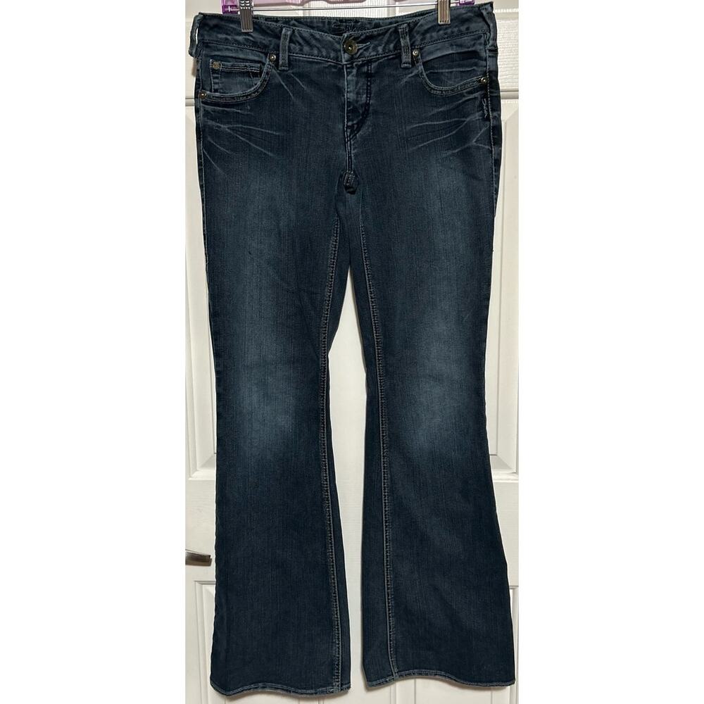 Silver Jeans Women's Made in Canada Low Rise Flared Leg AIKO‎ Jeans Size 31/33